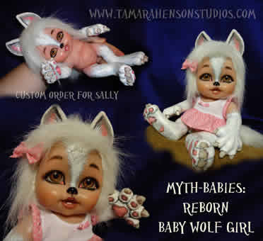 reborn wolf doll